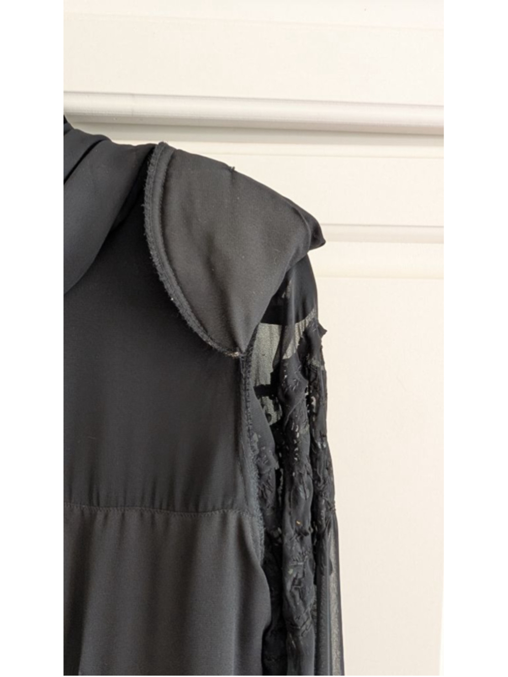 Women's Jack Bryan Black Long Sleeve Sequin Embellished Dress - Picture 5 of 6